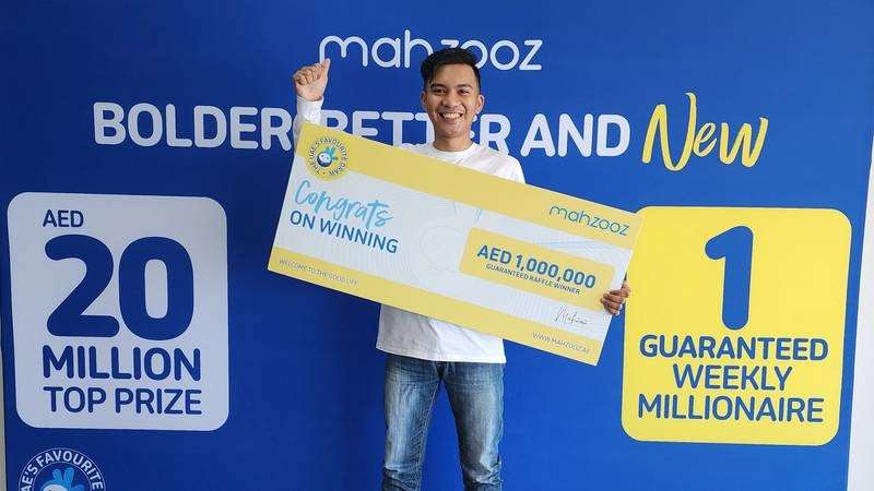 Filipino laundry clerk in Dubai hits Dh1 million jackpot in Mahzooz draw