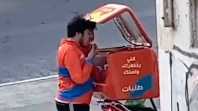 Talabat suspends delivery rider seen eating customer’s order, clarifies incident not in Dubai