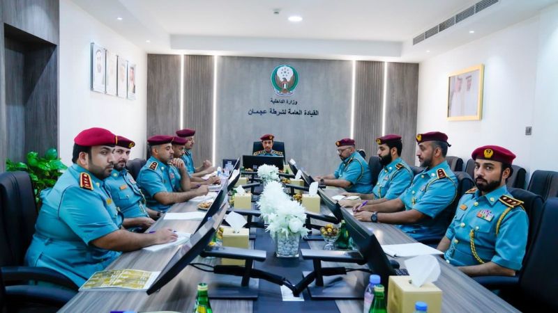 Ajman Police Commander Reviews Drug Control Department, Commends Awareness Efforts