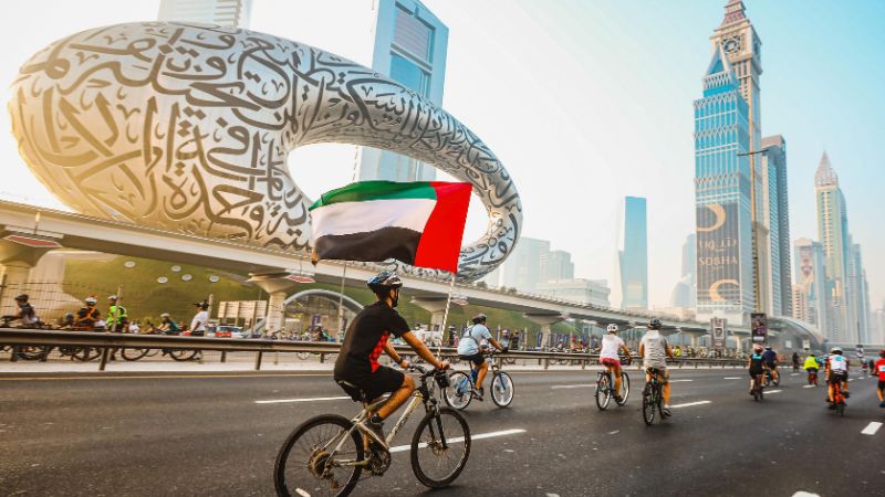 The Dubai Ride is a part of the Dubai Fitness Challenge