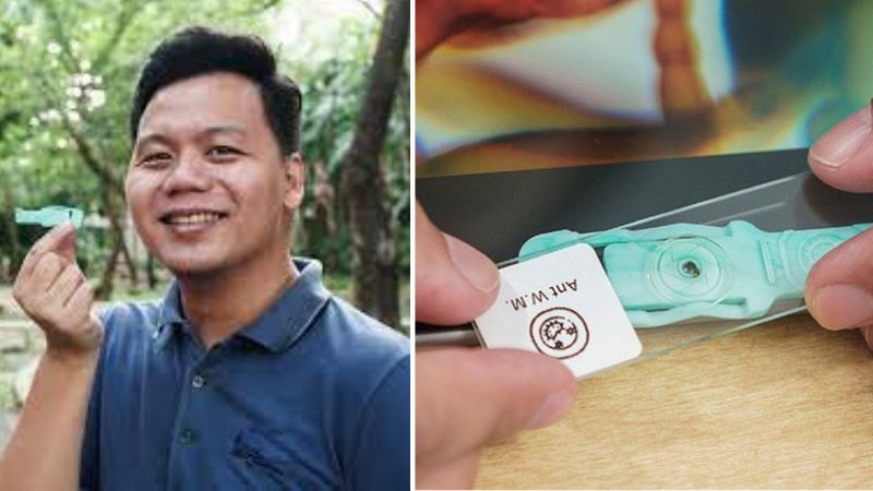 Filipino Engineer Invents Microscope the Size of a Keychain