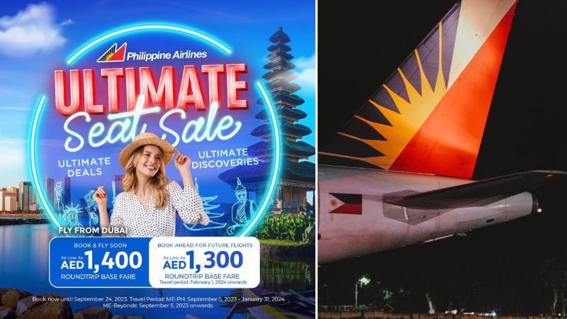 Ticket Sale for Flights From Dubai via Philippine Airlines