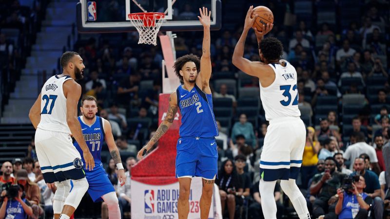 NBA Abu Dhabi Games 2023: Timberwolves dominate Mavericks