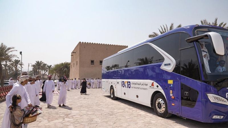 First Ras Al Khaimah Bus Service to Musandam Gets Warm Oman Welcome