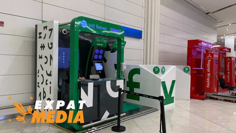 The VAT refund counter at the Dubai International Airport.