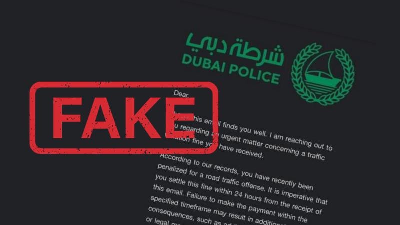 Scam alert: Beware of fake Dubai Police email