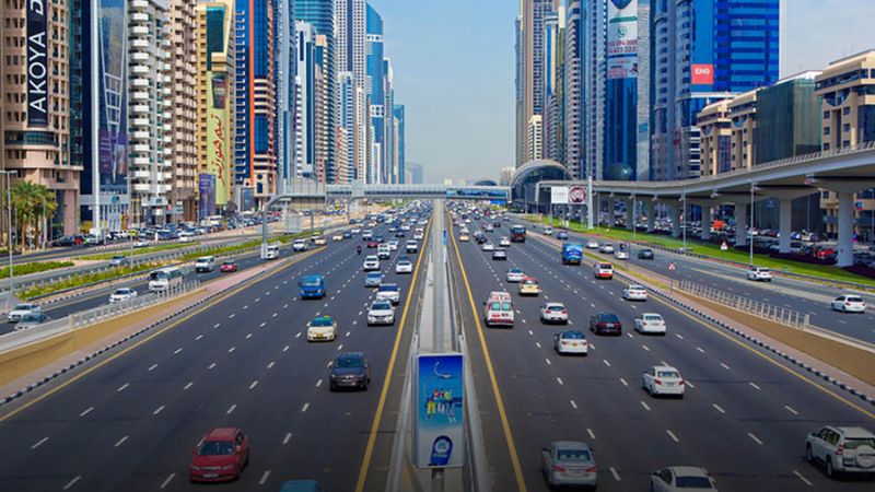 Sheikh Zayed Road in Dubai