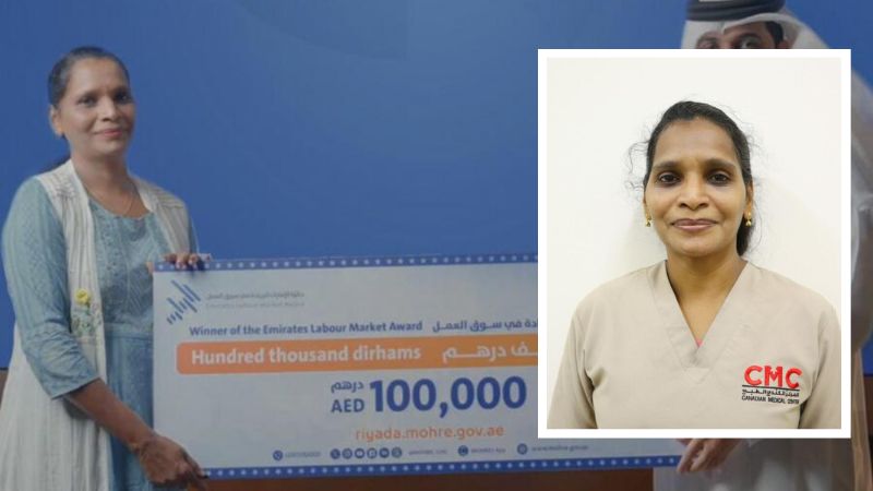 Meet Indian hospital cleaner in Abu Dhabi who won Dh100,000 in UAE labour award
