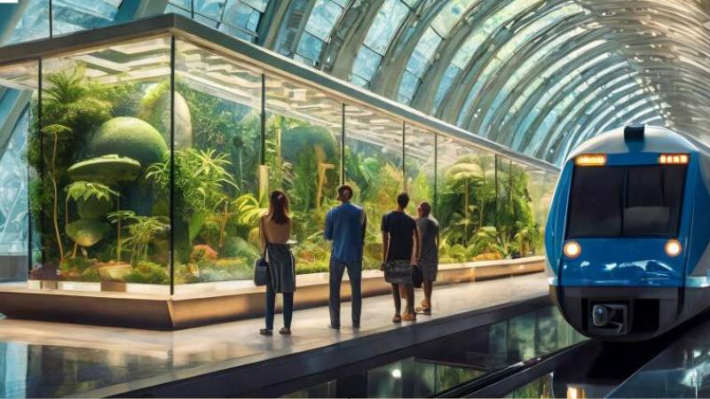 Dubai Metro station of future reimagined