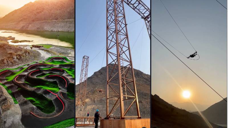 Fujairah Adventure Park launches 1km zipline, region’s tallest giant swing