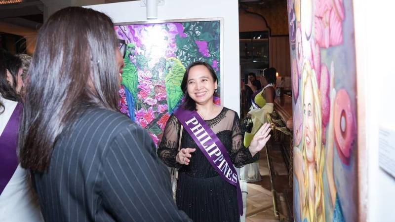 Filipina in Dubai represents Philippines in UNESCO art show