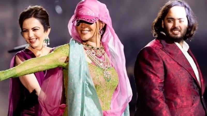 Rihanna at Ambani wedding