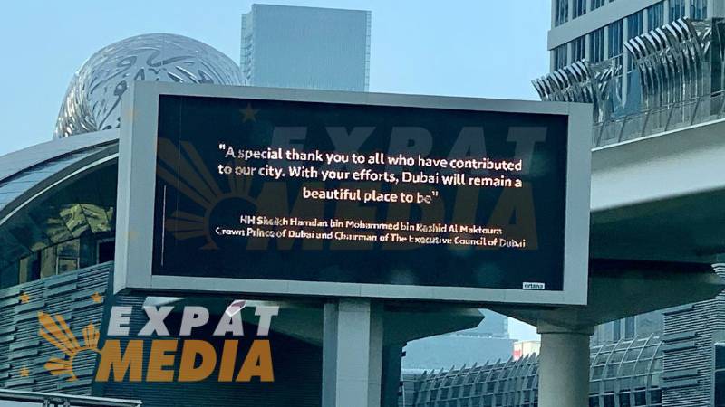 Sheikh Hamdan’s heartfelt message to Dubai residents after rain