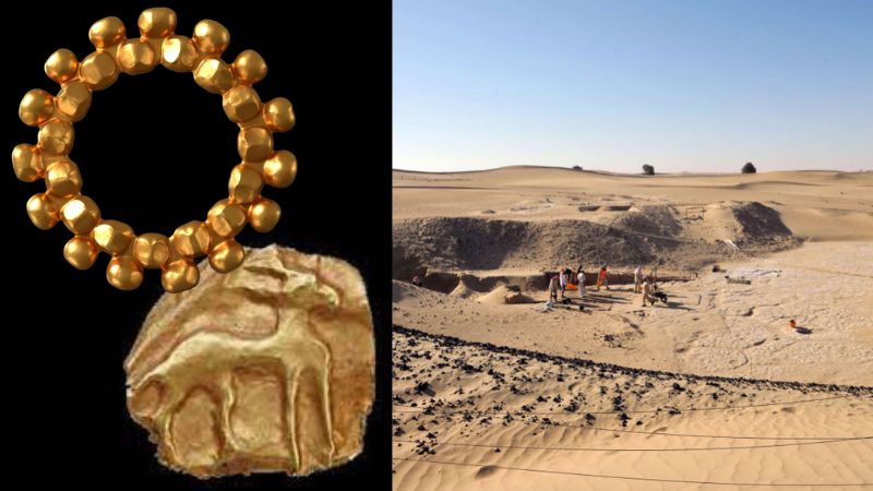 Sheikh Mohammed discovered this archaeological site by accident in UAE desert