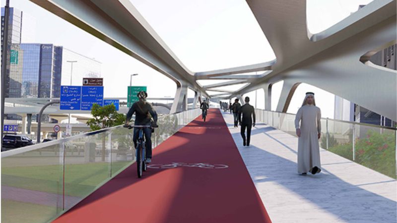 Dubai to construct futuristic scooter-pedestrian track crossing Sheikh Zayed Road, Al Khail Road