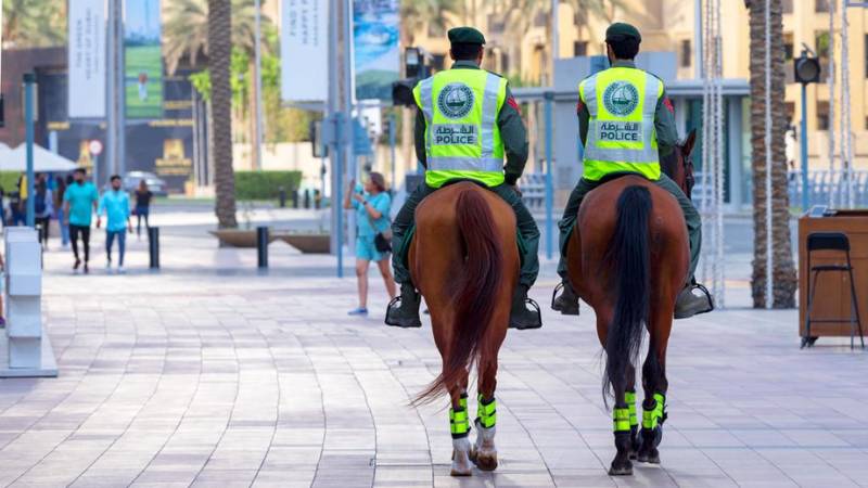 Learn to ride a horse with Dubai Police