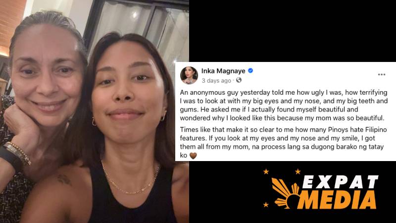Inka Magnaye calls out netizen for 'ugly shaming'