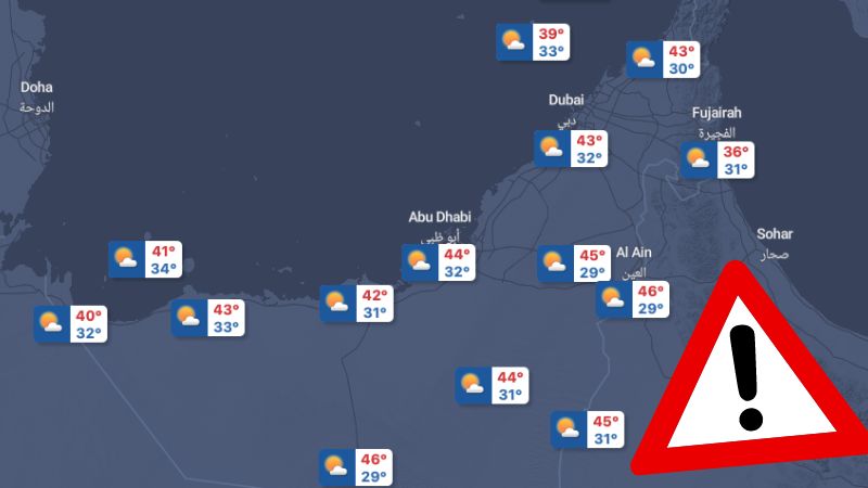 UAE raises alert as tropical storm hits Arabian Sea