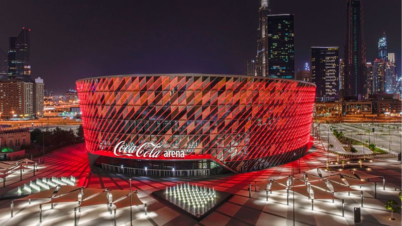Did you know Coca-Cola Arena used to be called Dubai Arena?