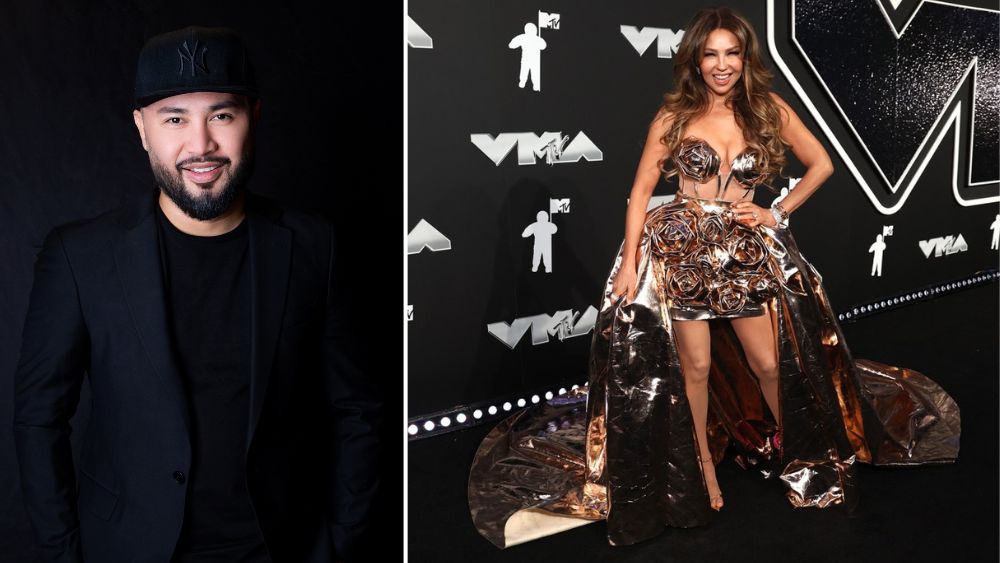 2024 MTV VMAs: Marimar star Thalia wears gown by Dubai-based Harvey Cenit