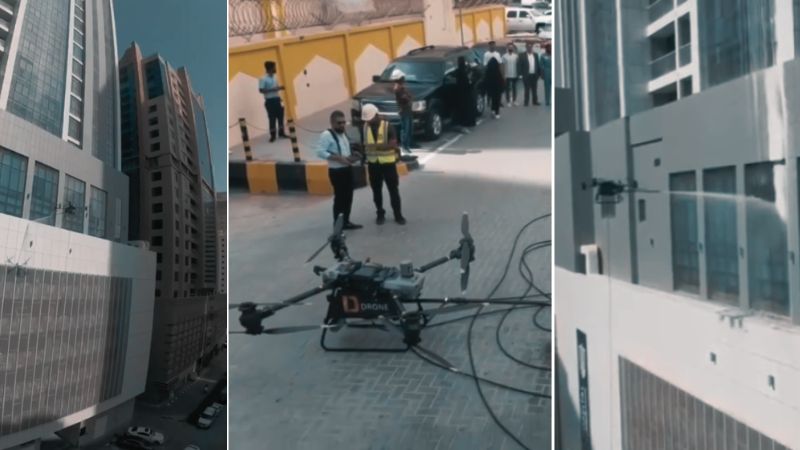 Drones to fight fires in Sharjah high-rise buildings starting 2025