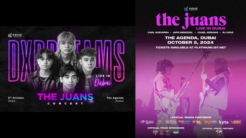 The Juans set to perform live in Dubai for their first international solo concert