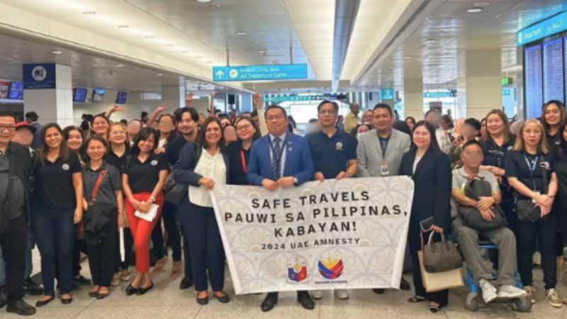 Second batch of Filipino amnesty applicants repatriated to Philippines