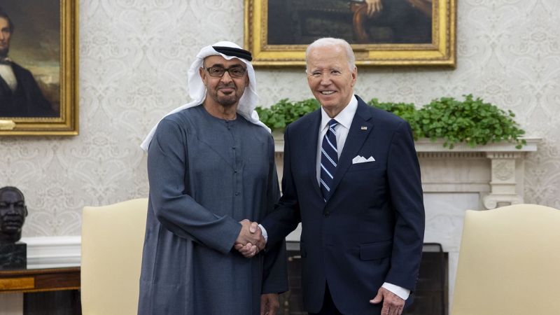 UAE President meets US President Biden at White House; discusses bilateral ties, Gaza