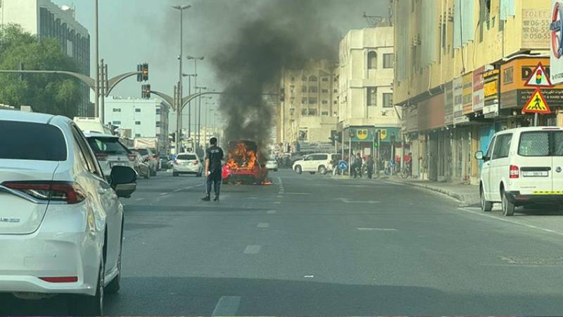 Sharjah Police urges public to follow safety measures to prevent car fires