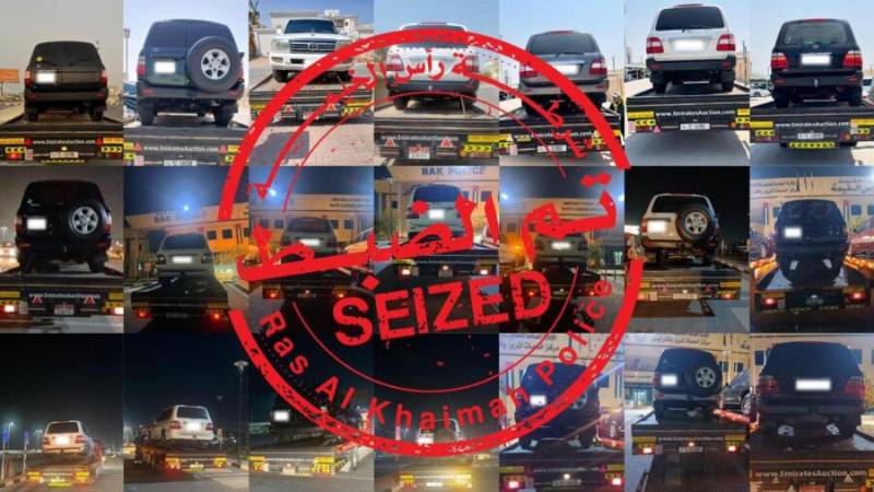 Ras Al Khaimah: 39 vehicles in unauthorized parade seized
