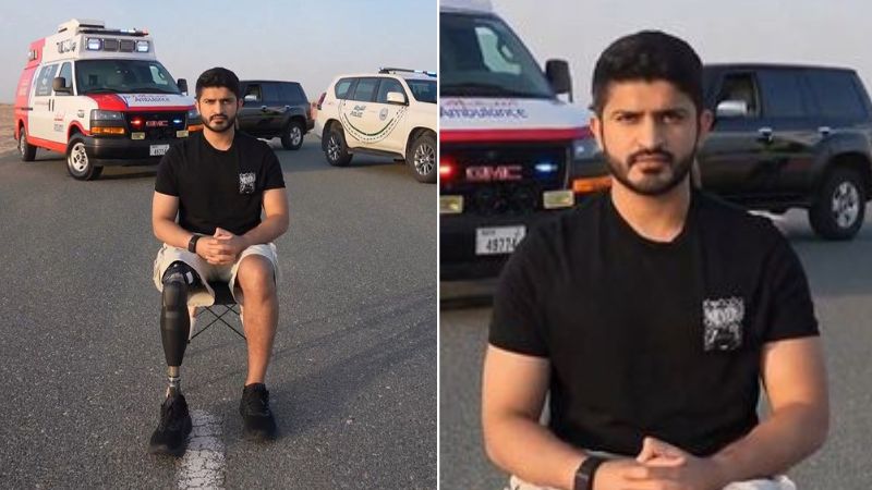 Emirati who lost leg in crash warns against reckless driving