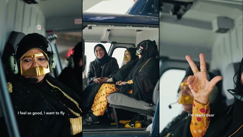 Watch: Dubai offers helicopter rides for senior citizens in new initiative