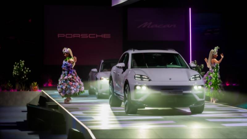 Porsche Centre Abu Dhabi unveils all-electric Macan, Taycan models