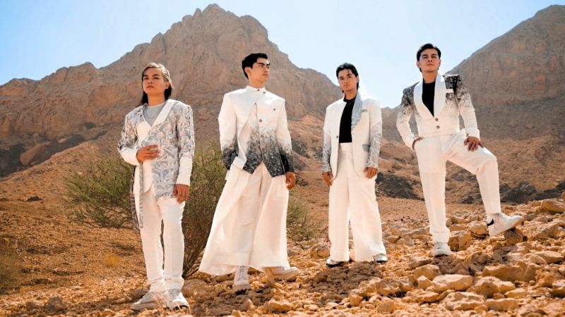 The Juans make a stylish splash in UAE desert photo shoot after Dubai concert