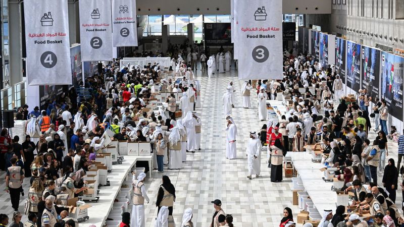 UAE's massive aid drive collects 250 tonnes of relief for Lebanon