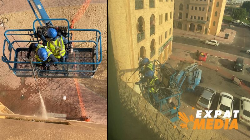Dubai: International City gets fresh look with power wash
