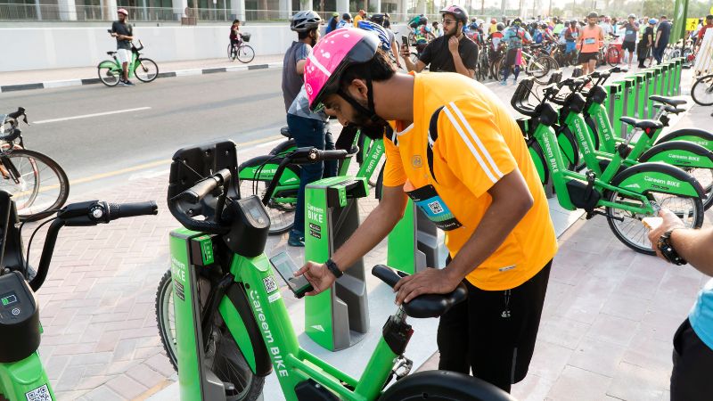Free Careem bike rentals for Dubai Ride participants on November 10