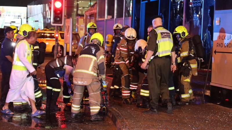 Two die in Dubai hotel fire