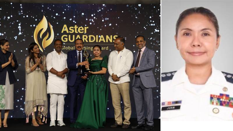Filipina military nurse wins $250,000 Global Nursing Award 2024