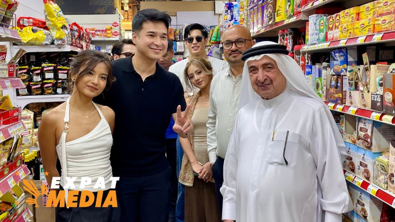 Jerome Ponce, Krissha Viaje charm fans at Philippine Supermarket in Dubai