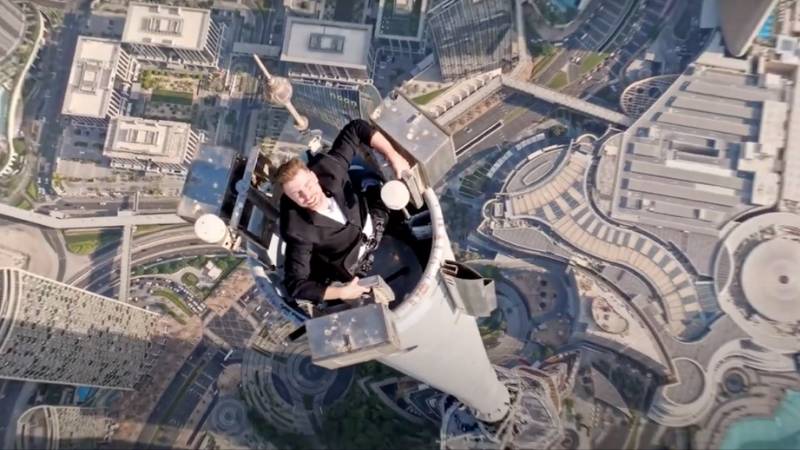 MrBeast climbs Burj Khalifa, becomes 8th person to scale world’s tallest building