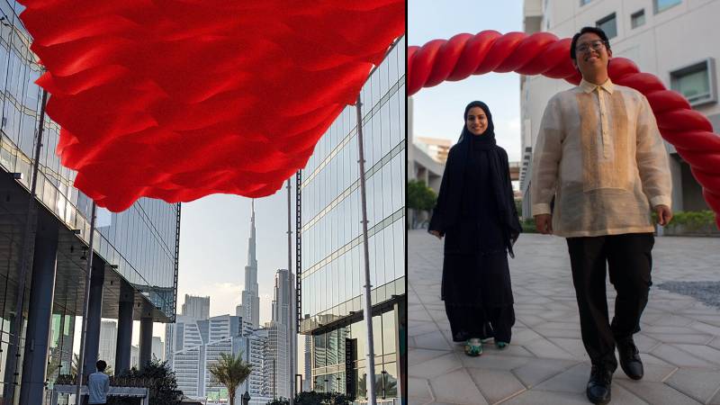 Filipino, Emirati duo wow with unique art at Dubai Design Week