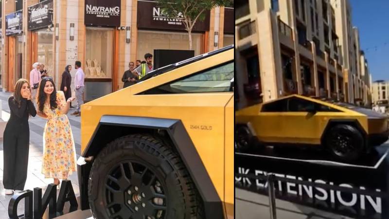Dubai: Chance to win 24k gold-plated Tesla Cybertruck