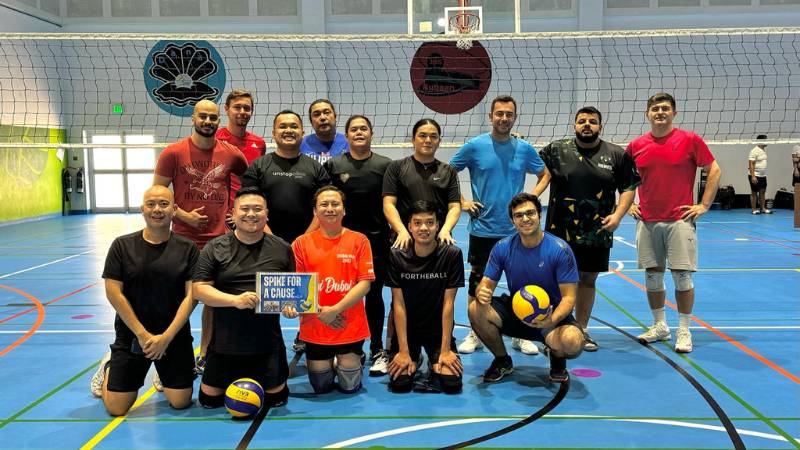 Dubai expats come together for volleyball event supporting Philippine typhoon victims