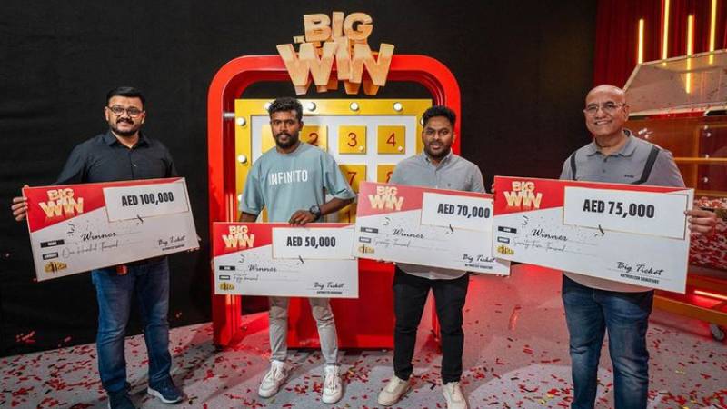 Four expats win Dh295,000 in Big Ticket’s latest draw