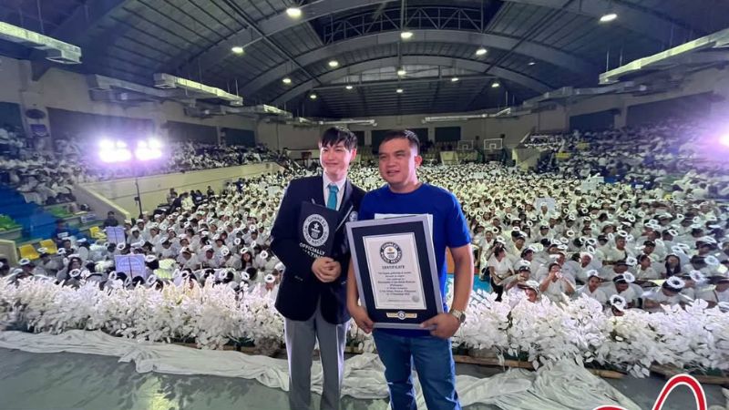 Philippine town breaks world record with 'largest gathering of angels'