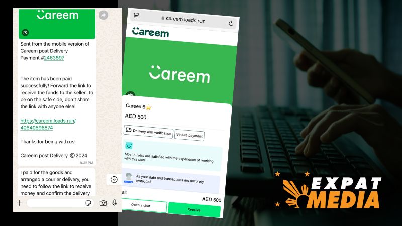Scammers use fake payment websites to target UAE residents selling items online