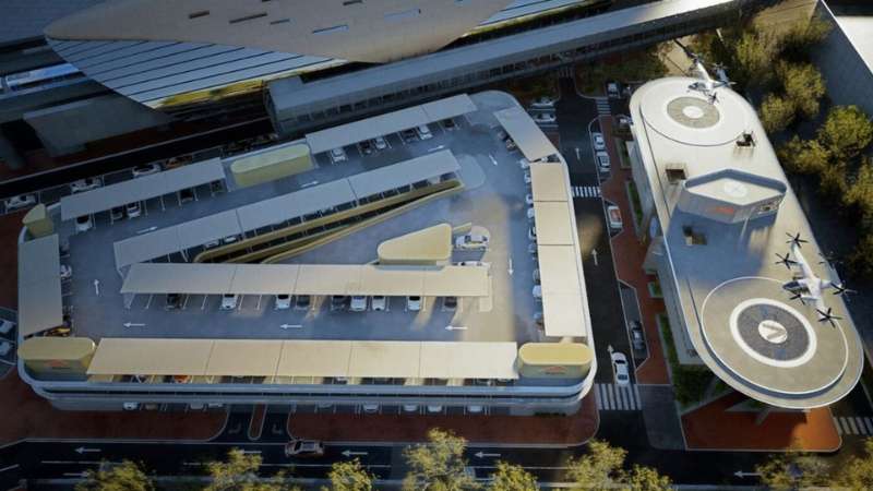 Dubai approves design for first flying taxi vertiport near DXB airport