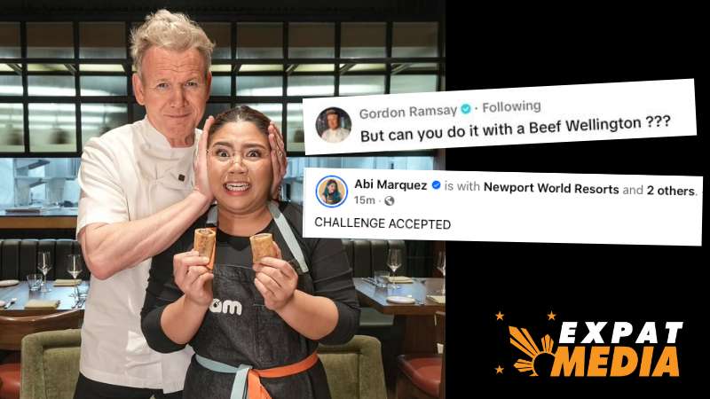 Challenge accepted: Gordon Ramsay, Lumpia Queen Abi Marquez team up for lumpia-Beef Wellington