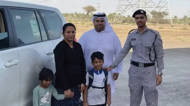 Ajman Police reunites lost 7-year-old boy with family